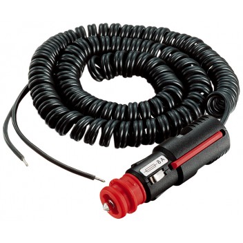 ProCar 67848000 Coiled Cable with 8A Universal Plug - RoadPro