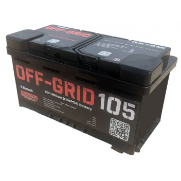 Image for OFF-GRID 105: 105Ah/150A 12V Low-case Lithium Battery